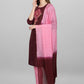 Salwar Suit Cotton Purple Embroidered Salwar Kameez