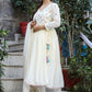 Salwar Suit Cotton Off White Embroidered Salwar Kameez