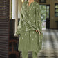 Salwar Suit Cotton Green Embroidered Salwar Kameez