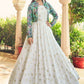 Gown Cotton White Embroidered Gown