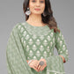 Salwar Suit Cotton Green Print Salwar Kameez