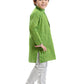 Kurta Pyjama Cotton Green Plain Kids