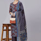 Salwar Suit Cotton Maroon Print Salwar Kameez