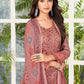 Salwar Suit Cotton Mauve Mirror Salwar Kameez