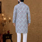 Kurta Pyjama Cotton Multi Colour Digital Print Mens