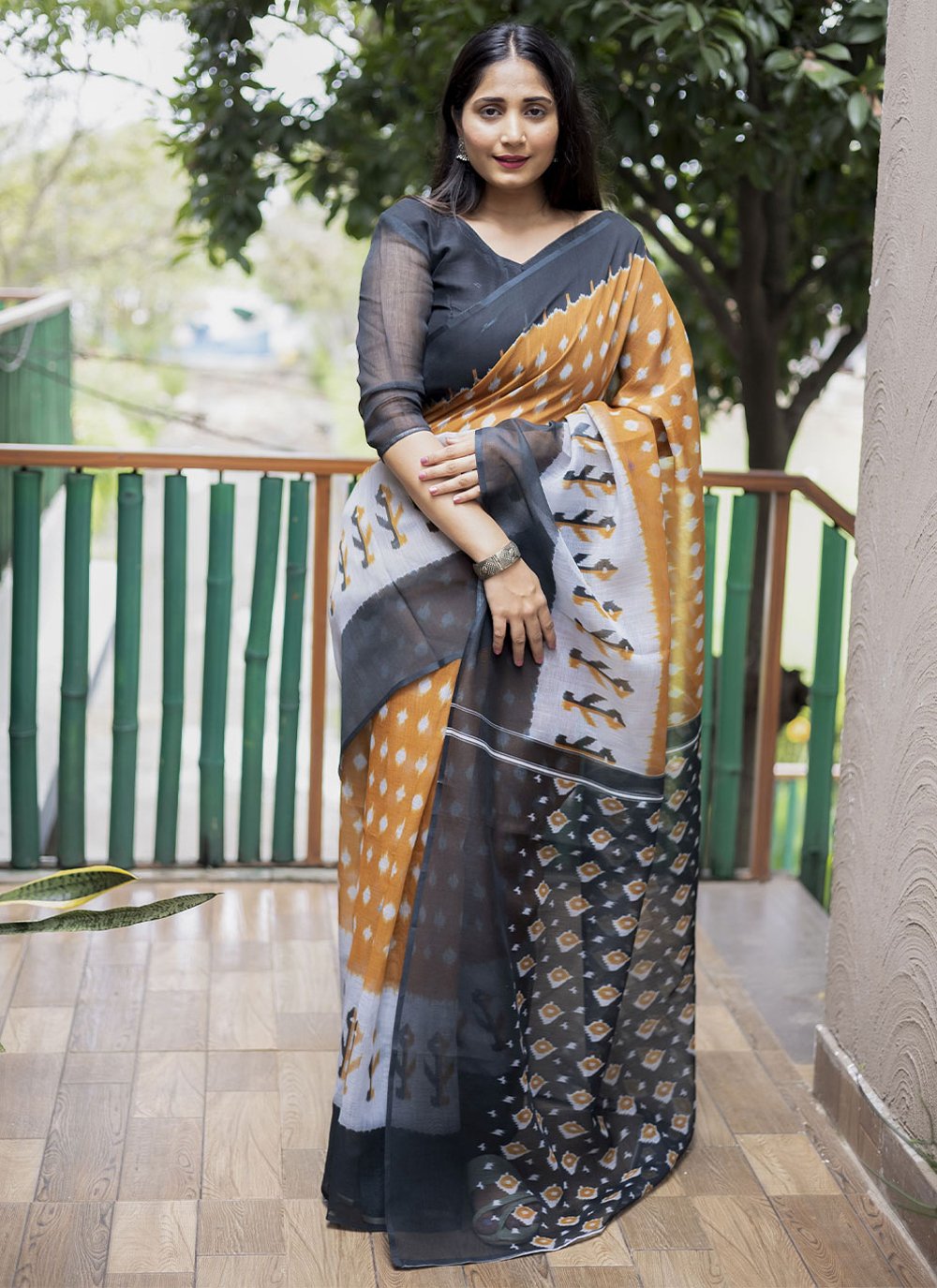 Classic Cotton Multi Colour Digital Print Saree