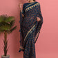 Trendy Saree Cotton Blue Embroidered Saree