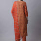 Pant Style Suit Cotton Orange Embroidered Salwar Kameez