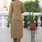 Party Wear Kurti Cotton Multi Colour Embroidered Kurtis