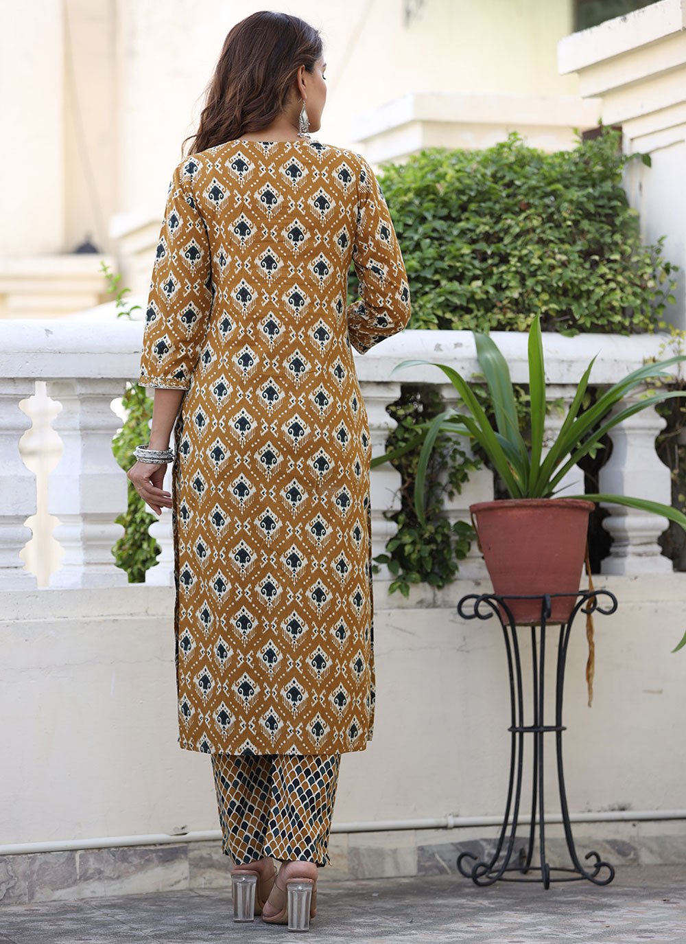 Party Wear Kurti Cotton Multi Colour Embroidered Kurtis