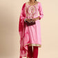 Trendy Suit Cotton Pink Embroidered Salwar Kameez