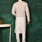 Kurta Pyjama Cotton Off White Plain Mens