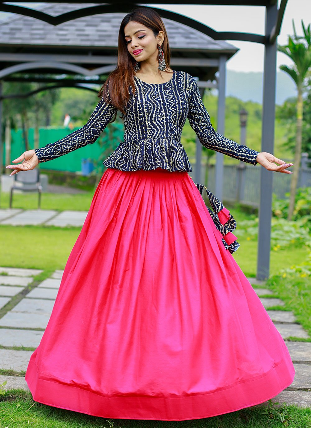 Plain ghagra choli hotsell