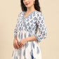 Anarkali Suit Cotton Multi Colour Print Salwar Kameez
