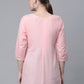 Casual Kurti Cotton Pink Print Kurtis