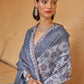 Contemporary Cotton Grey Print Saree