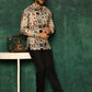 Short Kurta Cotton Multi Colour Print Mens