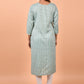 Party Wear Kurti Cotton Blue Print Kurtis