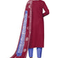 Salwar Suit Cotton Rani Print Salwar Kameez