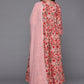 Salwar Suit Cotton Pink Print Salwar Kameez