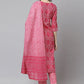 Trendy Suit Cotton Pink Print Salwar Kameez