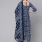 Salwar Suit Cotton Blue Print Salwar Kameez