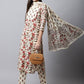 Salwar Suit Cotton Off White Print Salwar Kameez