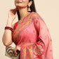 Trendy Saree Cotton Pink Woven Saree