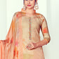 Salwar Suit Cotton Peach Digital Print Salwar Kameez