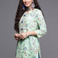 Salwar Suit Cotton Sea Green Print Salwar Kameez