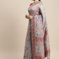 Contemporary Cotton Silk Blue Woven Saree