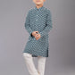 Kurta Pyjama Cotton Silk Rama Embroidered Kids