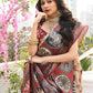 Contemporary Cotton Silk Multi Colour Print Saree