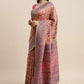 Classic Cotton Silk Brown Woven Saree