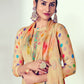 Salwar Suit Cotton Beige Digital Print Salwar Kameez
