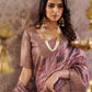 Trendy Saree Cotton Lavender Digital Print Saree