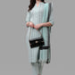 Salwar Suit Cotton Aqua Blue Weaving Salwar Kameez