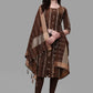 Straight Salwar Suit Cotton Brown Weaving Salwar Kameez