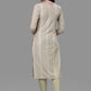 Designer Kurti Cotton Cream Weaving Kurtis