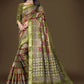 Contemporary Cotton Green Weaving Saree