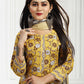 Salwar Suit Cotton Yellow Print Salwar Kameez