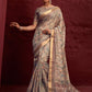 Contemporary Silk Cream Digital Print Saree