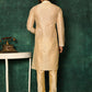 Kurta Pyjama Art Silk Cream Woven Mens