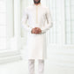 Kurta Pyjama Cotton Linen Cream Thread Mens