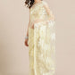 Classic Net Cream Embroidered Saree