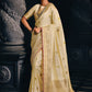 Classic Silk Tissue Cream Weaving Saree