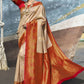 Classic Silk Cream Weaving Saree