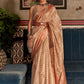 Classic Silk Cream Weaving Saree
