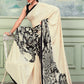 Contemporary Crepe Silk Peach Print Saree