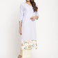 Salwar Suit Crepe Silk Lavender Plain Salwar Kameez